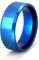 Akitsune Gembu Ring | 8mm | Damen Herren Edelstahl Ring Herren Designer Blau - US 8
