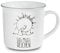 NICI 45029 Tasse Ich bin hier, das muss reichen, Porzellan, 400ml
