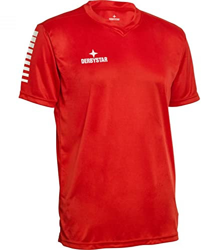 Derbystar Contra Unisex Trikot, rot Weiss, M