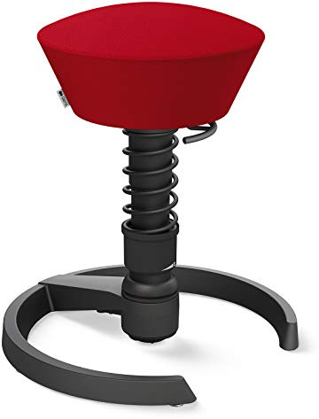 aeris Swopper – Ergonomischer Hocker – Bürohocker höhenverstellbar – Vielseitiger Sitzhocker für einen gesunden Rücken – Bürostuhl ohne Rollen, Feder Standard