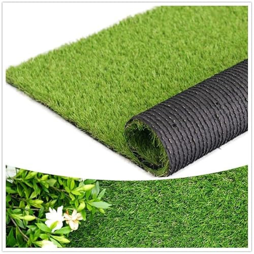 Kunstrasen, dicker Rasen (3.5 cm benutzerdefinierte Größen) Mehrzweck-Haustier-Gras für Innen- und Außenbereich, synthetischer Rasenteppich, Garten, Astroturf für Hunde mit Abflusslöchern