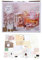 Puppenhaus Miniatur mit Möbeln, Maßstab 1: 24 Wooded DIY Puppenhaus Kit Pink Sweet Cute Modern Loft Modell Romantische Kunstwerk Lernspielzeug Geburtstagsgeschenk für Mädchen
