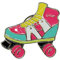 Miniblings Rollschuh Pin Brosche Rollerskates Rollschuhe Retro Disco Roller Inlineskates - - Handmade Modeschmuck I Anstecknadel Button Pins