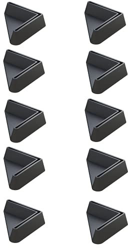 cyclingcolors 10x Protector Perfil Angular 90° Plástico pies Estante capuchón Tapones Tapón Muebles (A = 30mm)