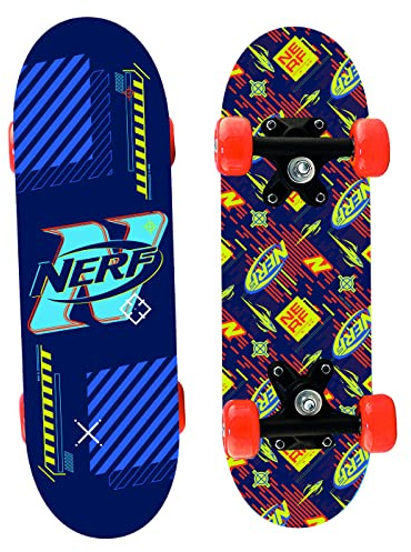 Joy Toy Nerf Skateboard aus Holz 87x20x9,5 cm, Mehrfarbig, lang, 42680