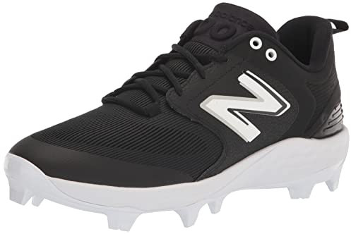 New Balance Herren Fresh Foam 3000 V6 geformter Baseballschuh, Schwarz/Wei , 16