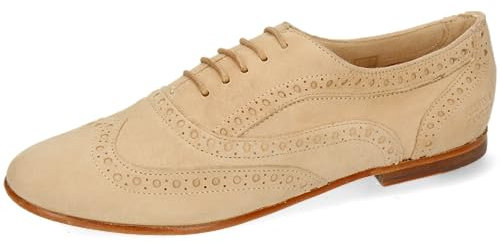 Melvin & Hamilton Sonia 1, Oxford Mujer, Beige, 37 EU
