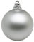 Deco Woerner Weihnachtskugeln Silber matt, 20 cm