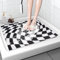 Sicherheits Duschmatte rutschfest 60x60cm, Weich Komfort Badematte mit Ablauflöchern, PVC-Luffa Massage Duschmatten für Nassbereiche, Schnell trocknend