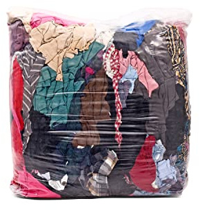 MSK Production Putzlappen - Hell Bunt Mix - 8 kg | Putztücher, Reinigungstücher, Trikot geschnitten, Werkstatt Tücher, Öltücher, Öl Lappen, stark absorbierend, wiederverwendbar