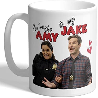 I Love Mugs - You're The Amy to My Jake - Brooklyn 99 - Valentine's Mug, Ceramic, 11fl.oz.