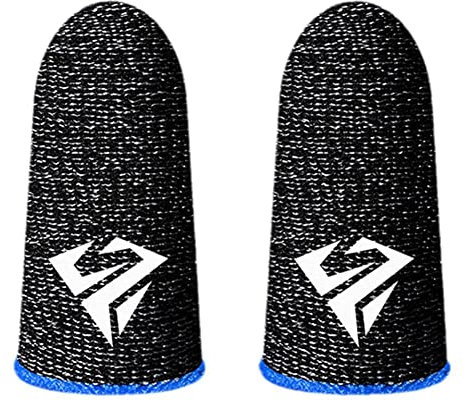 PLGEBR 1 Paar für Pubg Mobile Spiele Gaming Finger Sleeve Atmungsaktive Fingerspitzen Schweißfeste Fingerspitze für Mobile Cove Slip