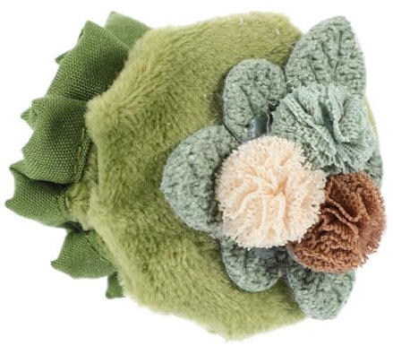 DOITOOL 2pcs Floral Door Knob Cover Reusable Anti-Collision Protector for Cabinet Drawer Knobs Soft Material Cute Cartoon Design Easy to Clean Washable for Home Safety