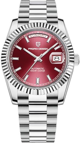 Pagani Design DD40 PD1783 Reloj automático de Lujo para Hombre, Reloj de Pulsera mecánico de Cristal de Zafiro AR para Hombre, Movimiento NH36A de 10 Bares