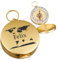 polar-effekt Gold Taschenkompass mit Gravur - Metall Kompass mit Namen - Geschenk zum Jubiläum - ideal für Wandern, Jagen und Segeln