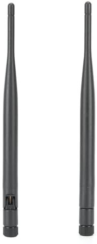 WiFi Antenna Pc, Motherboard WiFi Antenna High Gain 2.4/5.8G 2PCs Router Antenna WiFi System 6DB Dual Band SMA Inner Hole
