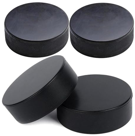 Pucks Ufficiali da Hockey – Pucks di Lunga Durata, Dimensioni Standard | Hockey per Lo Sviluppo delle abilità di Hockey, Attrezzature per l'allenamento 'Hockey per Lo Sviluppo delle abilità, Gli