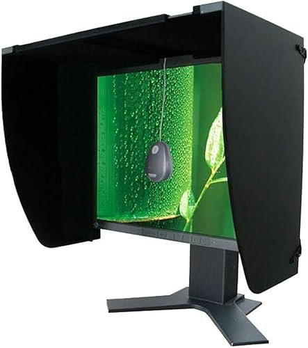OUHKDM Parasole con Copertura su Tutti i Lati, Parasole per Monitor, Schermo da 27 Pollici, Parasole Regolabile, per dell HP Viewsonic Philips Samsung Lenovo ASUS LG EIZO NEC Acer