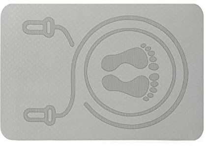 Jump Rope Mat, Buffer Mute Exercise Mat, Workout Mats for Home Gym Flooring, Shock Absorbing Fitness Pad, Non-Slip Equipment for Floor Protection, 40 * 60cm, Pink/Blue/Grey