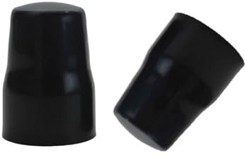 Radiator Valve Cap, Tidy Up Radiator Valves, Universal Radiator Valve Caps Replacement Push-Fit White Plastic Radiator Cap (Black,4)