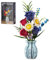 TSONMUAN Flowers Bouquet Building Set with Vase, 787Pcs Wildflower Botanical Collection for Adults, Artificial Flowers for Home Decor,Gift for Her & Him and Kids Girls