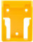 Battery Mount Holders for Dewalt 20v Batteries, Yellow, Pack of 5 | Battery Mount for Dewalt 20v Batteries |