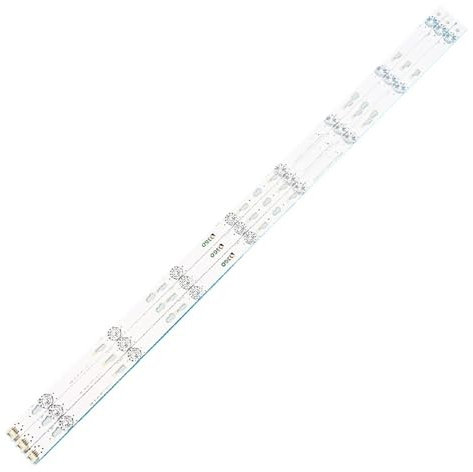 RCTGPGJAC 3 Stück = 1 Satz, kompatibel for 49-Zoll-LCD-Fernseher OEM40LB03-led3030-V1.0, kompatibel for TCL 4C-LB400T-ZM2 40FS3750 40FS3750TFA 40FS3750TFAA FLTV-40T11 Hintergrundbeleuchtungsstreifen