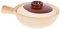 Holibanna cazuela ollas caldera sopera tapa Porcelana tazones de sopa de cebolla francesa olla a presion para microondas chimenea de vapor para alimentos pasta cerámica Beige