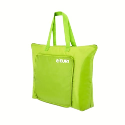 EURI | Bolsa Nevera Plegable | Bolsa Nevera Térmica Portátil para Playa, Camping y Picnic | Nevera Portátil Gran Capacidad | con Abanico de Regalo