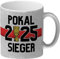 Stuttgart Pokalsieger 2025 Glitzer-Kaffeebecher Tasse mit lustigem Spruch für Fans – ideales Fanartikel Geschenk