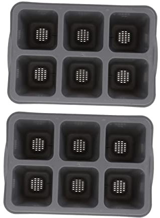 TOYANDONA 2Pièces Plantes Pots de Fleurs Saucers Pot de Germination Pratique pour Intérieur Jardin