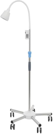 Lampe Chirurgicale Médicale Dentaire Rotation à 360° LED Lampe D'examen Chirurgical Type Support De Sol Avec Roues,Pour Usage Ambulatoire, Dentaire, Familial (Avec 5 roulettes)