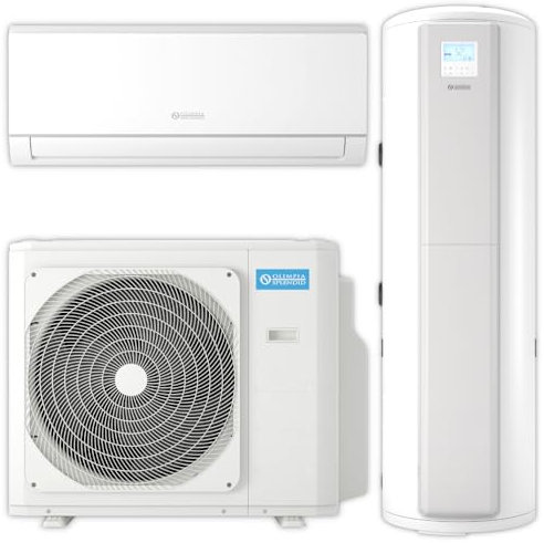 OLIMPIA SPLENDID Split Klimaanlage Set | Nexya All-In-One 2,6kW |Warmwasser
