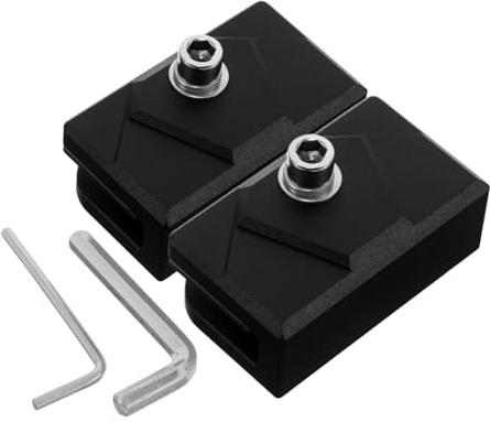 FOYTOKI 2 Pièces Support Alliage Aluminium pour Fixation de Lampes LED de Camion Suv et Voiture Montage Rapide sans Outils Protection Vibrations pour Éclairage hors Route