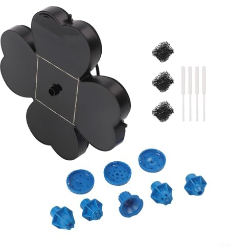 Fontaine solaire décorative avec motif de fleur, parfaite pour attirer la faune sauvage dans votre espace extérieur