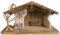 Stall, Krippenstall, B 37cm, T 15cm, H 20cm