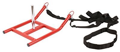 HAEST Gewichtsschlitten SUPERIA | Sprint Training Equipment | Leichtathletik Schlitten Fußball | Flexibel mit verstellbarem Hüftgurt