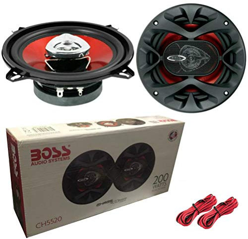 BOSS AUDIO CH5520 haut parleur diffusant 13,00 cm 130 mm 5 200 watt rms 400 watt max au couple de prédisposition system à 2 rues coaxiale x portes portier et guichets voiture au couple