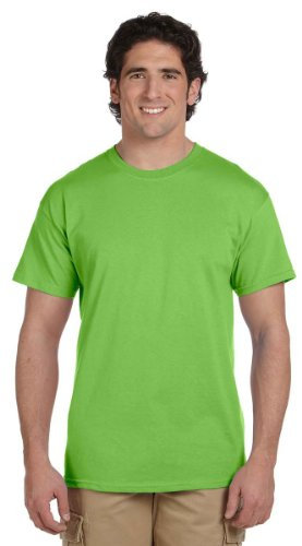 Gildan Men's Ultra Cotton Tee Extended Sizes, Lime, XX-Large