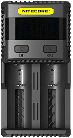 Nitecore SC2 Chargeur de Batteries Mixte Adulte, Noir, Taille Unique