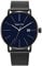 Gigandet Herren-Armbanduhr Minimalism Quarz Analog mit Edelstahlarmband schwarz G42-015