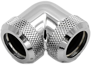 Barrow Multi-Link Adapter 90 Grad 14mm AD auf 14mm AD Hardtube - silber