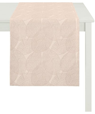 APELT 3002 48X140 60 Tischläufer, Polyester, Kupfer/Creme