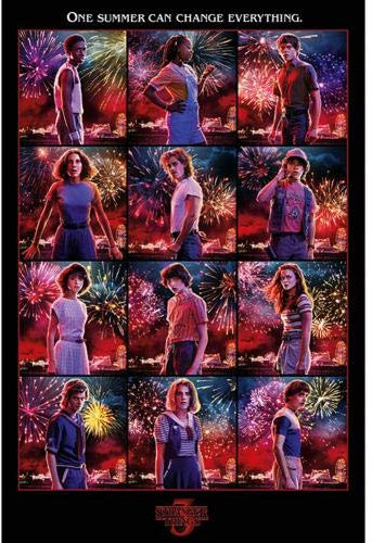 Stranger Things 3 Poster 130, offizieller Merchandise-Artikel