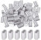 Glarks Lot de 150 manchons à sertir en aluminium de 3 mm pour câble métallique et extrémité de câble (0,3 cm - 150 pièces)