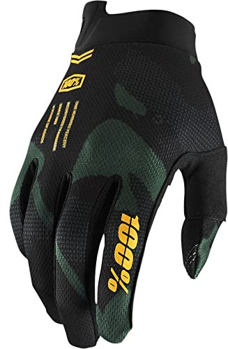 100% Unisex Handschuhe iTrack, Sentinel - Schwarz Grün, M, HU-GLO-0052
