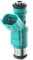 Frankberg Einspritzventil Einspritzdüse Injektor Kompatibel mit Berlingo M C2 JM C3 I FC FN C3 II SC Nemo AA 1007 KM 206 2A C 2E K T3E 207 WK Partner Combispace Replace# 1984G0