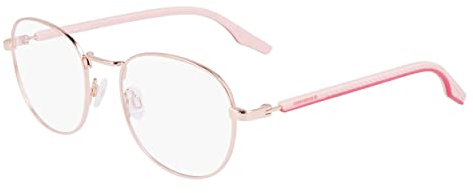 Converse CV3015 780 Shiny Rose Gold Eyewear Unisex Metallo, Round, 50