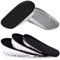 Olukssck 1 paire de Semelles de Talon d'augmentation la Hauteur en Gel, Talonnette Grandissante Invisibles pour Homme et Femme, Absorption des Chocs(L pour Homme, Hauteur: 1 cm, noir)