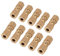 ZYWUOY 10 Stück Bremsleitungsverbinder, Universal-Bremsleitungsverbinder für Bremsleitung ohne Bördeln 4,75 mm 3/16 Zoll flanschloser Verbinder